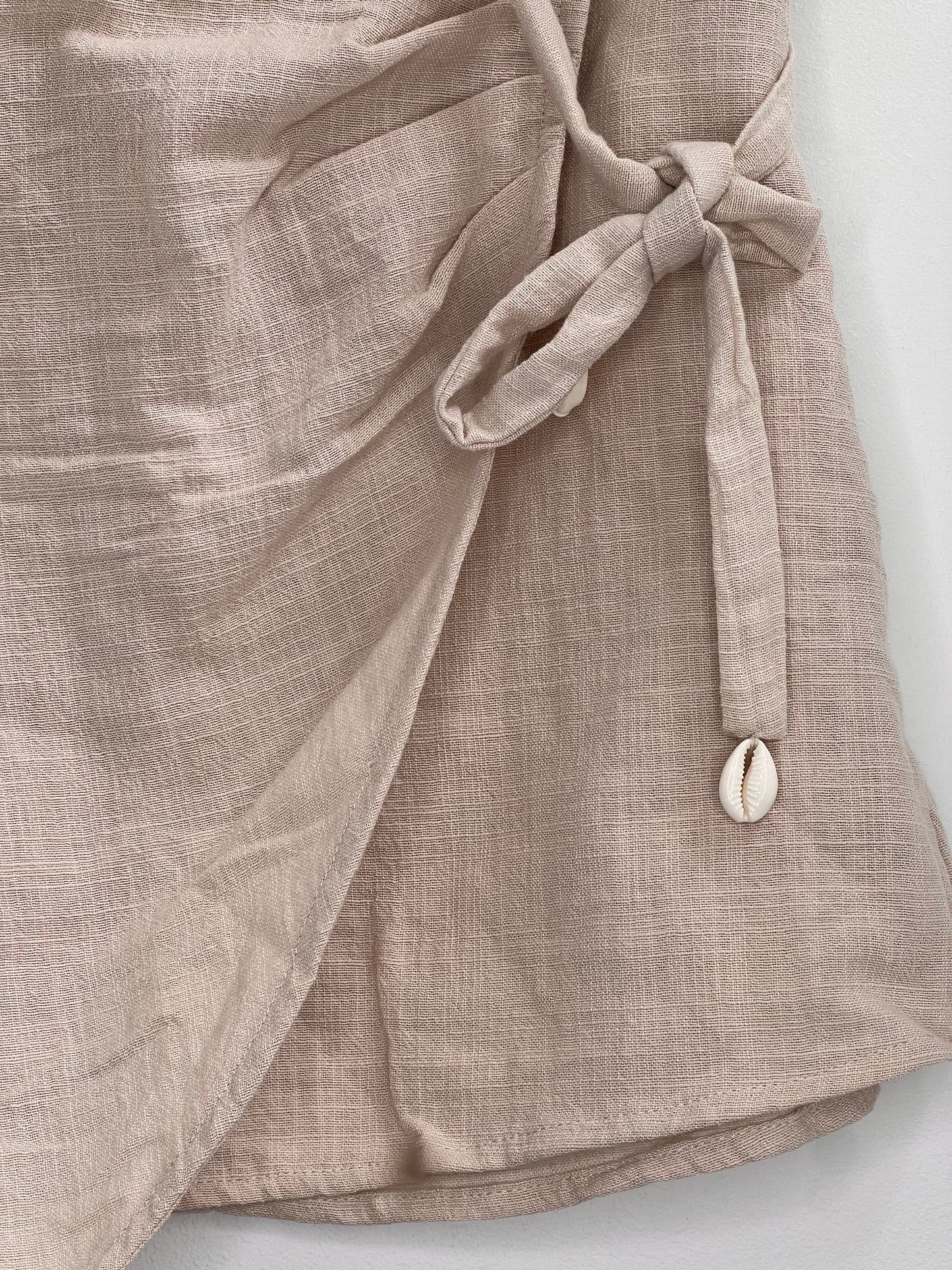 SAMPLE - Cowrie Linen Mini Skirt