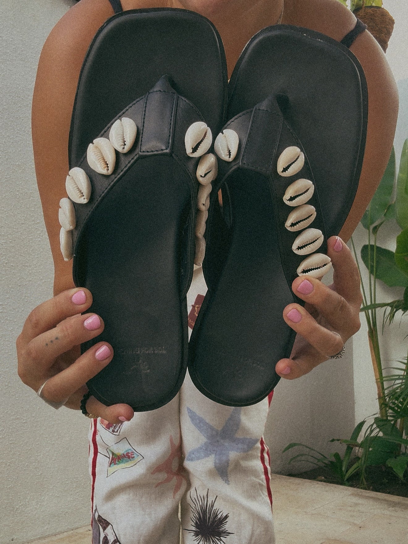 Salty Wanderer Cowrie Sandal