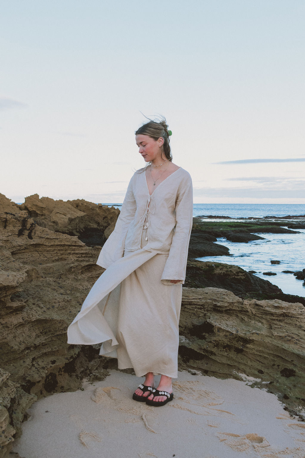 Sol Seeker Cowrie Wrap Skirt