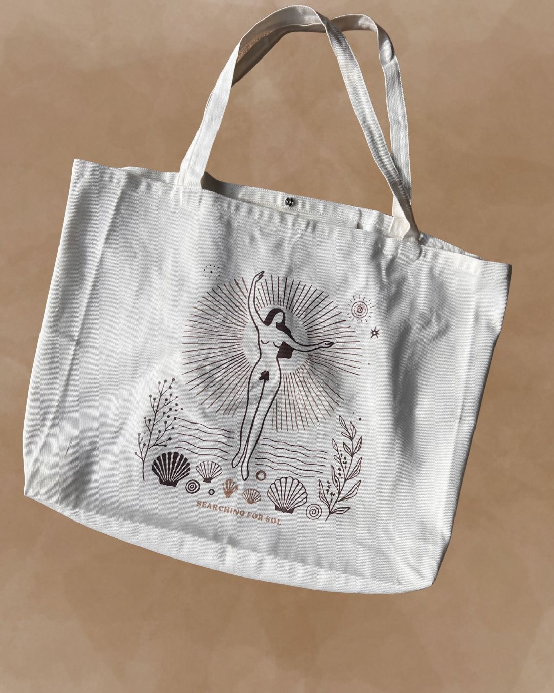 Salty Wanderer Canvas Tote Bag