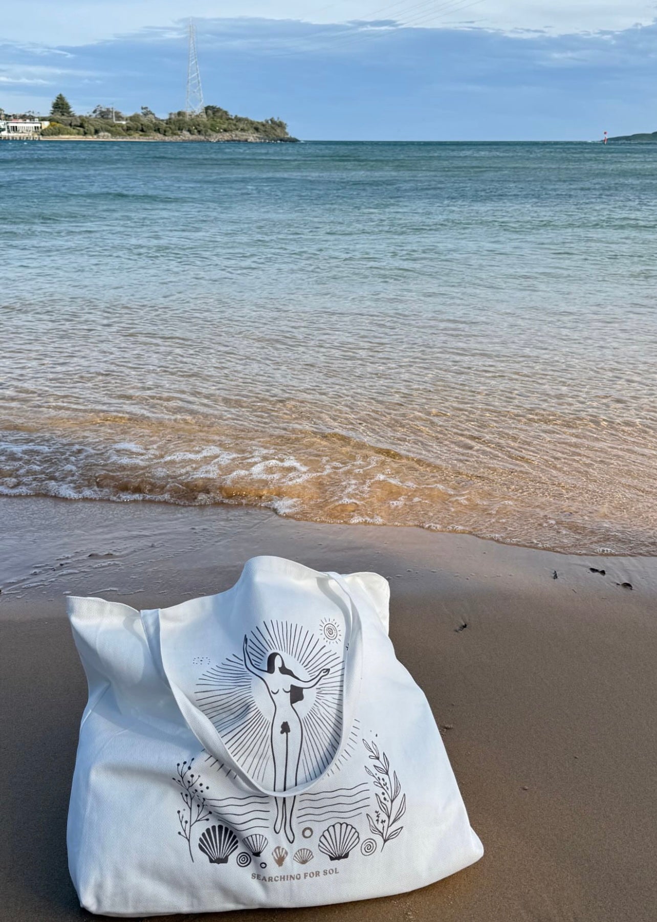 Salty Wanderer Canvas Tote Bag