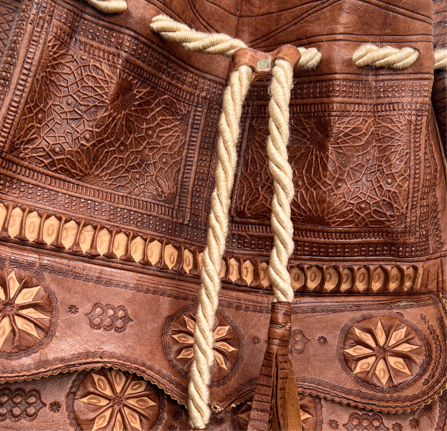 SOL FIND: Moroccan Leather Shoulder Bag